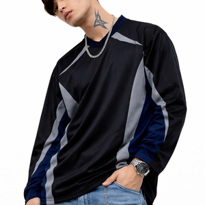 Camiseta de Fútbol Americano Unisex de Manga Larga Personalizada a la Moda, Ropa Deportiva de Poliéster, Fabricante al por Mayor con Etiqueta Privada OEM, EE. UU. - Product Image 3