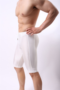 Custom Wholesale <b>Men</b> Solid Casual Canvas Compression Spandex Sports <b>Shorts</b> <b>Quick</b> <b>Dry</b> Athletic Gym Workout Boxer Brief <b>Shorts</b> - Product Image 2