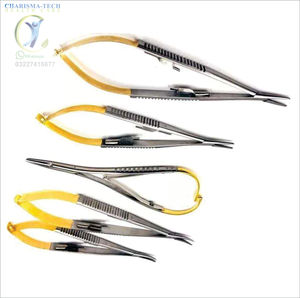 5 PCS Steel Dental Needle Holder Dentistry Forceps <b>Plier</b> Surgical Orthodontic Tweezers Instrument <b>Set</b> for Hospital - Product Image 3