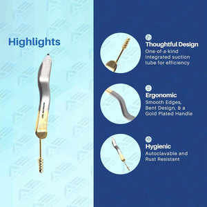 Écarteur de joue dentaire Medic Instruments Columbia, en acier inoxydable chirurgical de haute qualité, conception ergonomique pour un confort optimal - Product Image 2