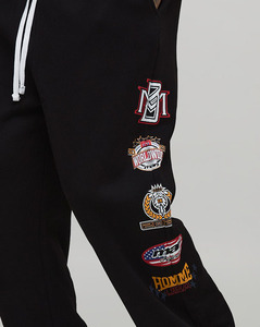 Jogging personnalisés pour hommes imprimés DTF, mélange de coton, pantalons de survêtement de qualité supérieure, tissu respirant et doux, fabrication OEM et ODM - Product Image 3