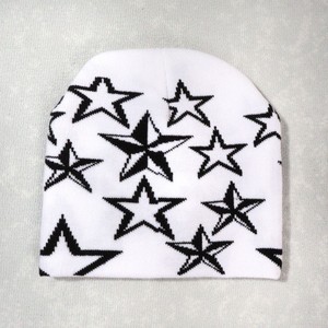 Unisex Color Blocking Y2K Style Beanie 100% Acrylic Sublimation Transfer Print <b>Warm</b> <b>Hat</b> for Adults Casual Wear 56-58CM Head - Product Image 2