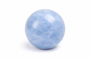 Esfera de Cristal de Calcita Azul Natural Chakralume, Bola de Piedra Preciosa Pulida a Mano para Meditación, Reiki, Decoración Energética de Chakras - Product Image 2