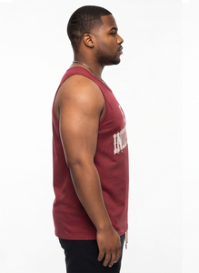 Plus Size Cotton Singlet <b>Top</b> Men Muscle Fitness Training Tank <b>Top</b> Breathable Men Gym Workout Stringer Men Embroidered Singlet - Product Image 3