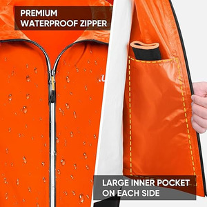 <b>Men</b>’s Elite Performance Softshell – Water-Resistant Technical <b>Jacket</b> with Fleece Lining & Removable Hood Softshell <b>Jacket</b> - Product Image 4