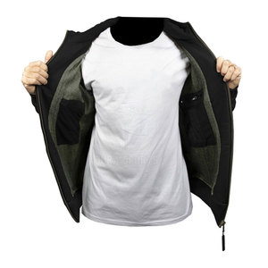 เสื้อฮู้ดซิปผู้ชายดีไซน์โดดเด่นขายดีที่สุด ไซส์ใหญ่ คุณภาพสูง ขายส่ง เสื้อผ้าสตรีทแวร์ผู้ชายแบบพื้นฐาน สำหรับขายออนไลน์ - Product Image 5