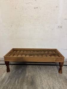 Modern Luxury Vintage Solid Wood <b>Coffee</b> <b>Table</b> <b>Tiles</b> Design Adjustable Height Custom Farmhouse Paradise Handicrafts Fast - Product Image 1
