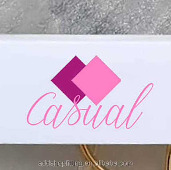 double color logo print