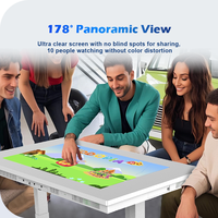 Table de jeu multi-touch pour enfants, utilisation en intérieur, table éducative, table tactile numérique à levage électrique de 43 pouces pour enfants