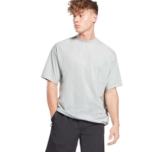 T-shirts pour hommes avec logo personnalisé, t-shirts unis à col rond et manches courtes, tissu de qualité supérieure, vêtements décontractés pour hommes - Product Image 1