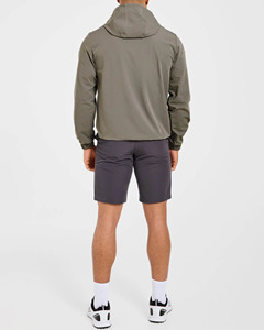 OEM Custom Logo Deep Woodland <b>Half</b> <b>Zip</b> Windbreaker <b>Men's</b> <b>Jackets</b> Breathable Lightweight Nylon Fabric Waterproof <b>Jacket</b> For <b>Men</b> - Product Image 4