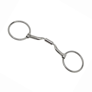 Nuevo Anillo Suelto de Acero Inoxidable con Eslabón Francés para Bocado de Caballo, Equipo Ecuestre para Doma y Salto - Product Image 1