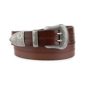 Cinturón de Cuero Genuino con Hebilla de Moda, Color Negro y Marrón, Estilo Vintage Occidental para Hombres y Mujeres, para Jeans y Vestidos - Product Image 5