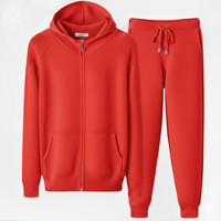 Ensemble de survêtement 2-en-1 respirant en polaire compressée délavée à l'acide, écologique, pour homme et femme, idéal pour le ski et comme sous-vêtement fonctionnel