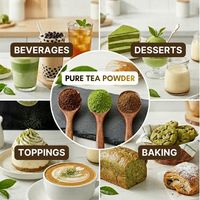 Poudre de Matcha 145g, Sachets de Thé Cérémonial en Boîte pour la Santé