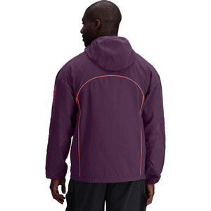 Veste coupe-vent en toile enduite verte personnalisée pour homme, respirante, col montant, imperméable, style urbain, meilleure qualité - Product Image 6