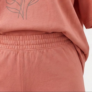 Women's 2 Piece Floral Print <b>Knitted</b> <b>Set</b> Short Sleeve T Shirt and Above Knee Shorts Casual Loose Fit Spring Summer Wear - Product Image 5