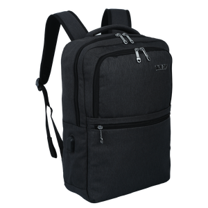 Elegant Water-Resistant Laptop <b>Backpack</b> for Business <b>Computer</b> Bag with Gold-Tone Hardware and Anti-Theft Hidden Pocket - Product Image 4