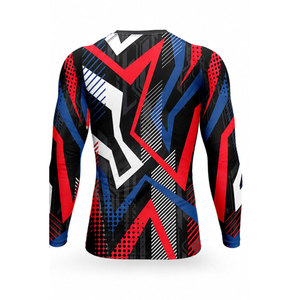 Razer Impex T-shirt de compression à manches longues pour homme, 100% coton, séchage rapide, coupe classique, uni, élastique, respirant, tricoté, haute performance - Product Image 3