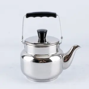 Wholesale Teapot Stainless Steel Water Kettle With Bakelite Handle 1.0L Straight type Kettle