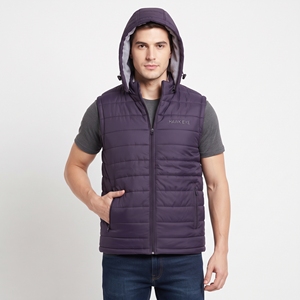 Chaleco Acolchado de Invierno para Hombre de Alta Calidad con Capucha, Sin Mangas, Casual, Cálido, con Cremallera, para Exteriores - Product Image 5