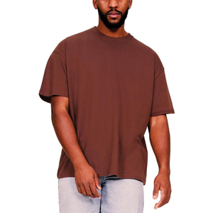 T-shirts amples en coton tricoté 100 %, coupe décontractée et confortable, grande taille, pour l'extérieur – Nouveauté très prisée - Product Image 4