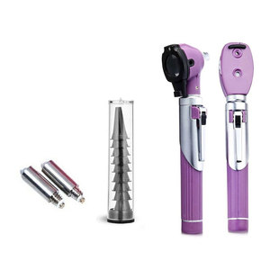 Otoscope professionnel avec lampe LED, longueur de travail de 180 mm, outil d'examen médical électrique pour le nettoyage et l'inspection des oreilles, certifié CE - Product Image 2