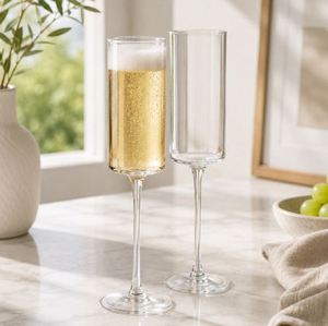 Verre à pied long en cristal de haute qualité pour célébrations, style moderne, provenant d'un fournisseur indien, au prix de gros - Product Image 3