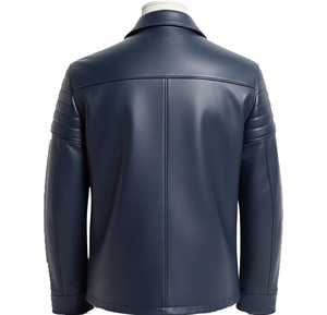 Chemise décontractée pour homme en cuir satiné avec fermeture éclair, manches longues, col rabattu, respirante, écologique, toutes saisons, chemises avec logo personnalisé - Product Image 2