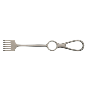 เครื่องมือถ่างเนื้อเยื่อแบบมือถือ Volkman Retractor ขนาด 8 1/2 นิ้ว หกแฉก ปลายแหลม ทำจากเหล็กกล้าไร้สนิม สำหรับการผ่าตัด - Product Image 1