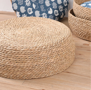 Cama de mimbre tejida a mano para mascotas, perro y gato accesorio para, con cojín, directamente de fábrica - Product Image 4