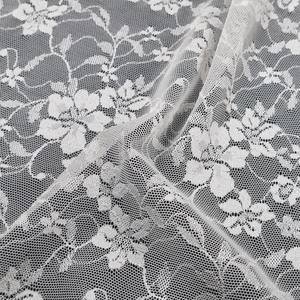 Tissu en dentelle extensible léger à motif floral, nylon et élasthanne, maille chaîne 137 cm, couleur personnalisable pour lingerie, robes et vêtements - Product Image 4