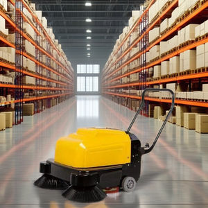 Barredora de carreteras manual con pilas Máquina de limpieza ligera con sistema de cepillo para uso en exteriores - Product Image 3