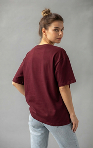 T-shirts surdimensionnés personnalisés avec logo OEM pour hommes, manches courtes, 100% coton, coupe ample, col rond, respirants, t-shirts de jogging pour hommes - Product Image 2