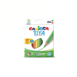 Matite Colorate 18 Colori Scatola Esagonale Forniture per Disegno Artistico - Product Image 2