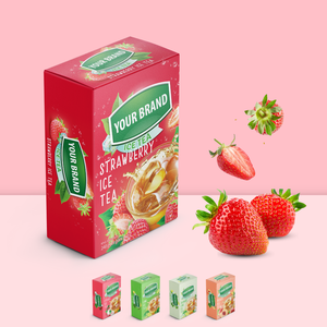 Suministro Directo de Fábrica: Premezcla de Té Verde en Polvo en Sobres, Empaque Personalizado, Sabor Coco - Product Image 5