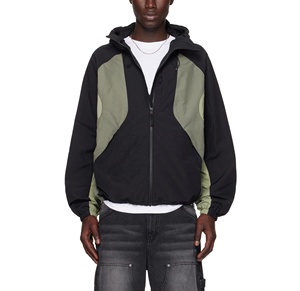 OEM Custom Men's Windbreaker <b>Jacket</b> New Style Solid Pattern <b>Waterproof</b> Windproof For Winter Running Causal <b>Thin</b> Zipper <b>Jacket</b> - Product Image 1