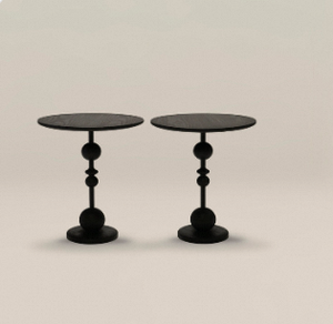 Modern Light Walnut <b>Stool</b> and Ottoman Eco-Friendly Solid Wood Luxury Living Room Furniture for Home Contemporary Interior Spaces - Product Image 3