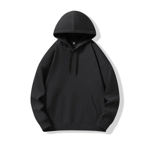Men's High Quality 100% Cotton Terry Oversize Hoodie Streetwear <b>Thick</b> <b>Fleece</b> Drop Shoulder Pocket Pullover Custom Hooded - Product Image 6