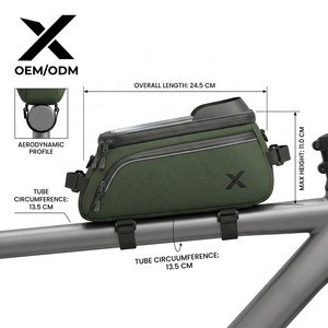 X 2L Waterproof Bicycle Top Tube Bag Phone Holder | OEM/ODM Custom Logo Aerodynamic Gravel Road Bike - Product Image 3