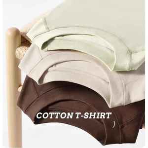 T-shirts pour hommes 100% coton, coupe slim, manches courtes, logo sur le devant, style streetwear - Product Image 5