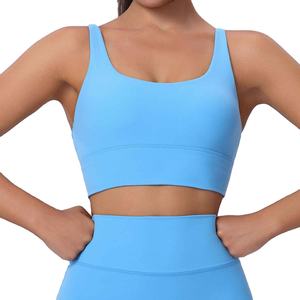 Sujetador Deportivo para Mujer Talla Grande con Tirantes en la Espalda, Copas Extraíbles, Top Corto a Prueba de Impactos para Yoga y Running, Sujetador Deportivo - Product Image 4