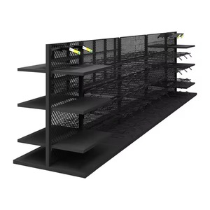 Exhibidor Vertical Metálico de Alta Resistencia y Calidad Premium con Superficie Pulida para Supermercado - Product Image 2