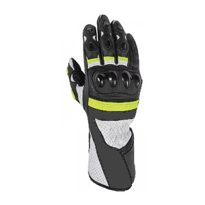 Guantes de cuero para motocicleta, antideslizantes, transpirables, de dedo completo, para deportes al aire libre, unisex, de cuero vacuno, color personalizado. - Product Image 5