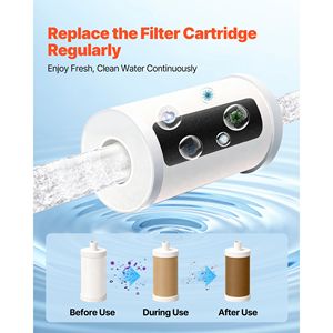 Filtro per Rubinetto a 6 Strati ad Alta Efficienza, Confezione da 2 Cartucce Filtranti e Blocco di Carbone, Durata 3 Mesi, Valore 211 Galloni - Product Image 3