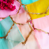 Sari traditionnel en soie en gros pour femmes, réversible, léger, cadeau de mariage indien et cadeau pour demoiselle d'honneur