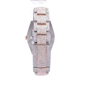 Montre de luxe en diamant pour hommes et femmes, élégante montre pour les réunions d'affaires, disponible à un prix compétitif - Product Image 2
