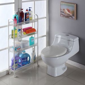 Carrello Portaoggetti in Rete Metallica Rimovibile a 4 Ripiani, Bianco Avorio, per Uso in Cucina - Product Image 2