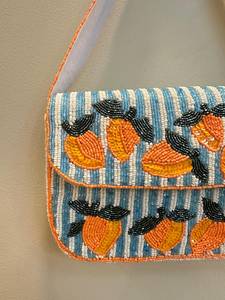 Bolso de Mano Tipo Staud, Tejido con Cuentas, Estilo Bohemio, para Boda, de Hombro, Moderno, Ecológico, Ligero, Hecho a Mano, Regalo de Verano - Product Image 4