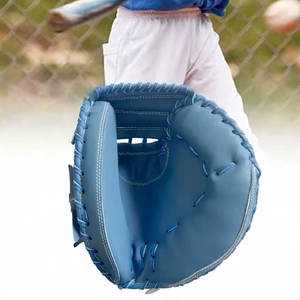 <b>Blue</b> Infield Woven Baseball Glove Full Finger H-Web Design Left-Handed <b>Throw</b> Durable for Adult Players - Product Image 5